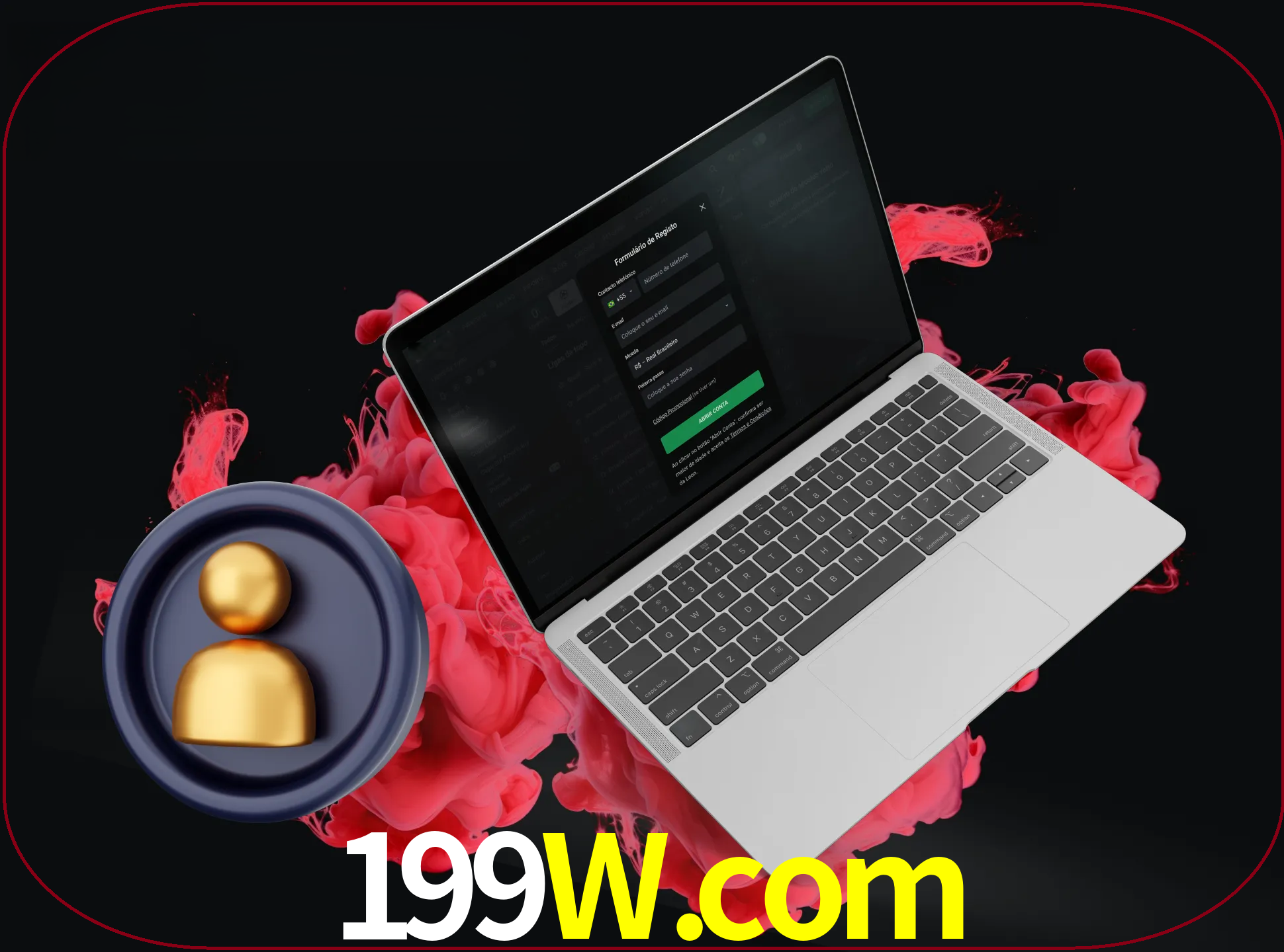 No cabeçalho do site 199w, clique no botão que o levará a um formulário especial onde terá de introduzir as suas informações actuais.