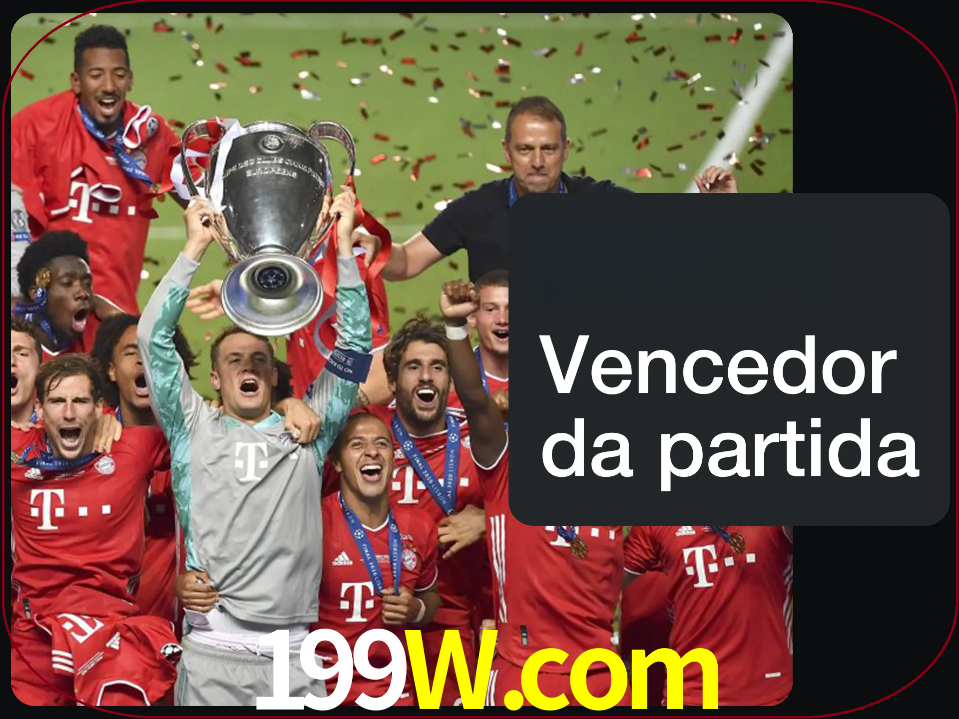 Aposte no vencedor e ganhe uma grande quantia de dinheiro.